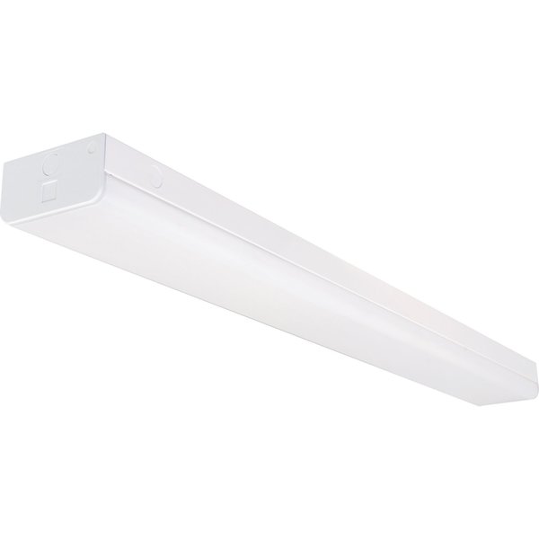 Nuvo LED 4FT Wide Strip Light, 40W, 4000K, White, w/Knockout 65/1152